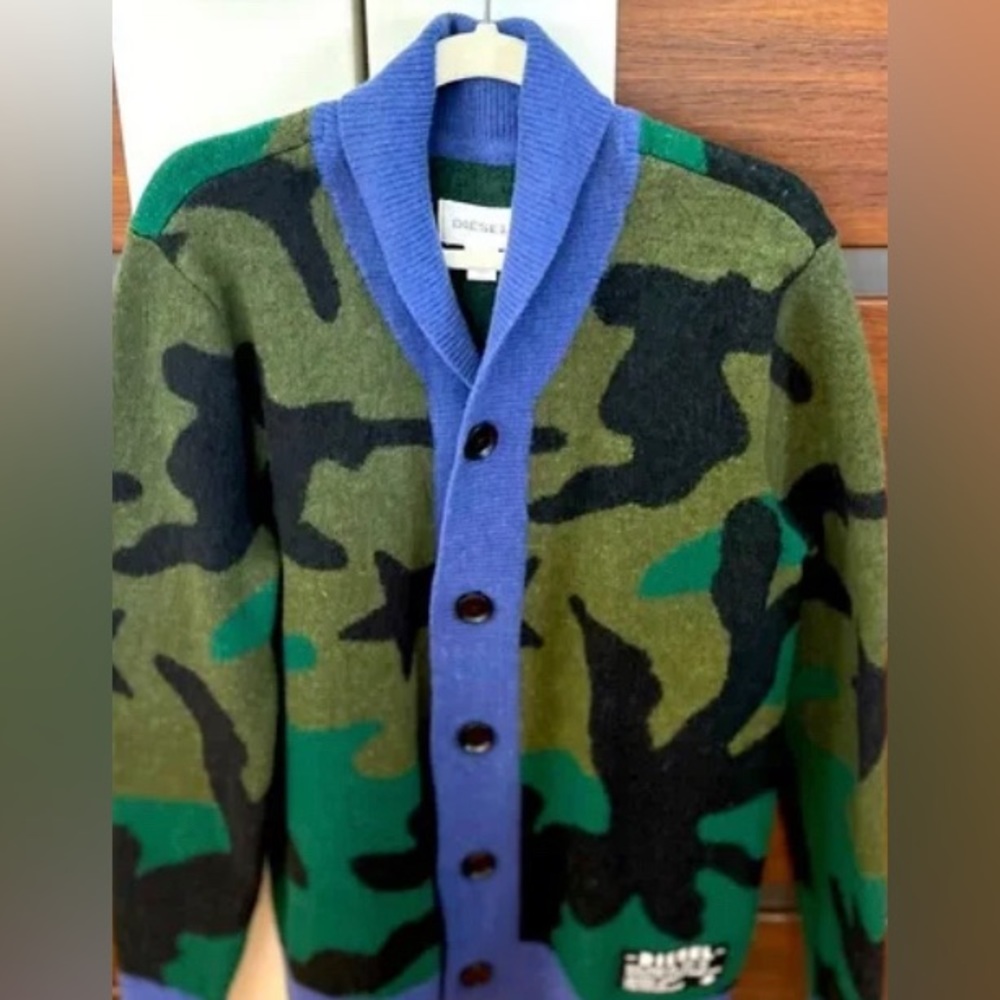 COPY - Camouflage DIESEL sweater for boys  Size 14 Great condition!